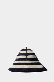 Magliaunita Bucket Hat | Unisex | Cream x Blue Stripes