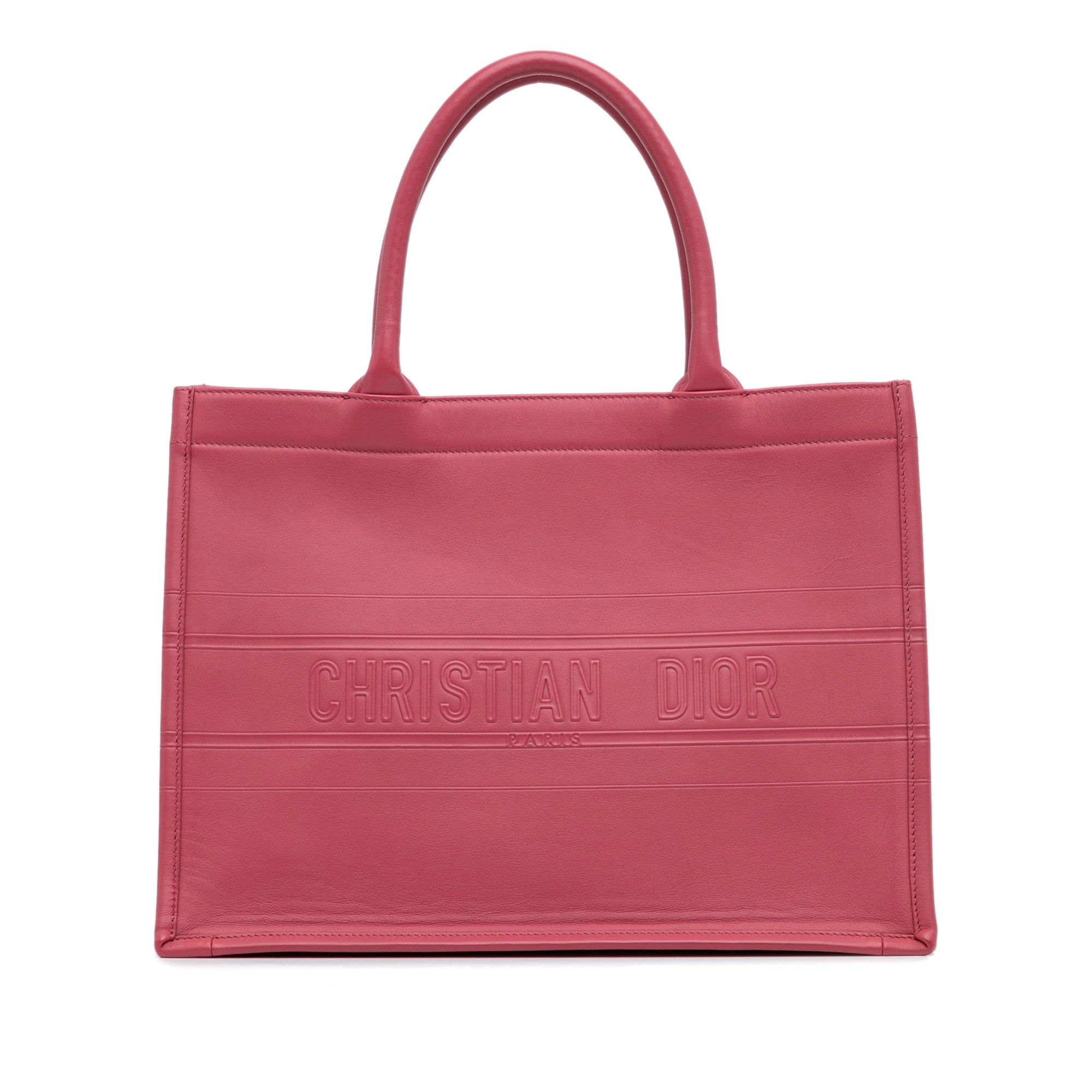 Dior | Pre-Owned Medium Embossed Book Tote - II | Pink