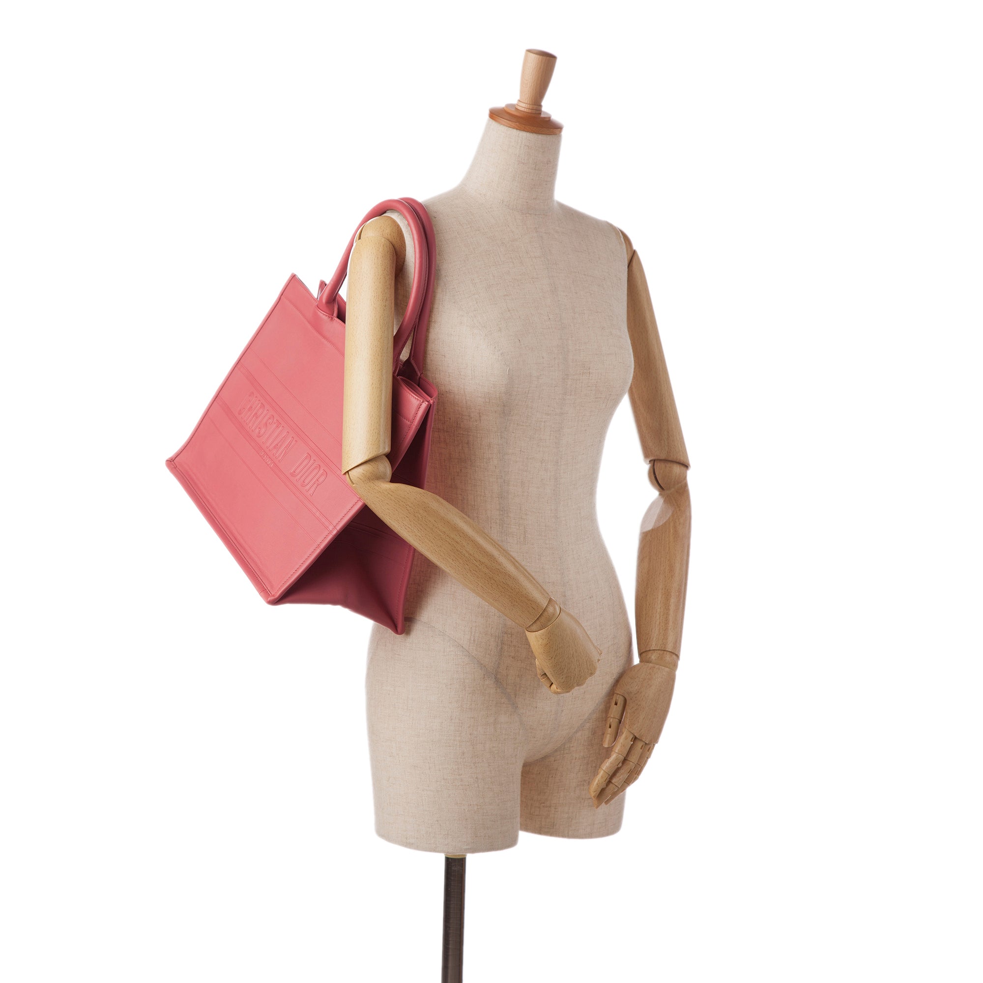 Dior | Pre-Owned Medium Embossed Book Tote - II | Pink