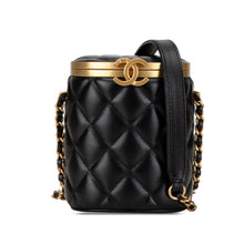 Chanel | Pre-Owned Mini Lambskin Crown Box Bag | Black