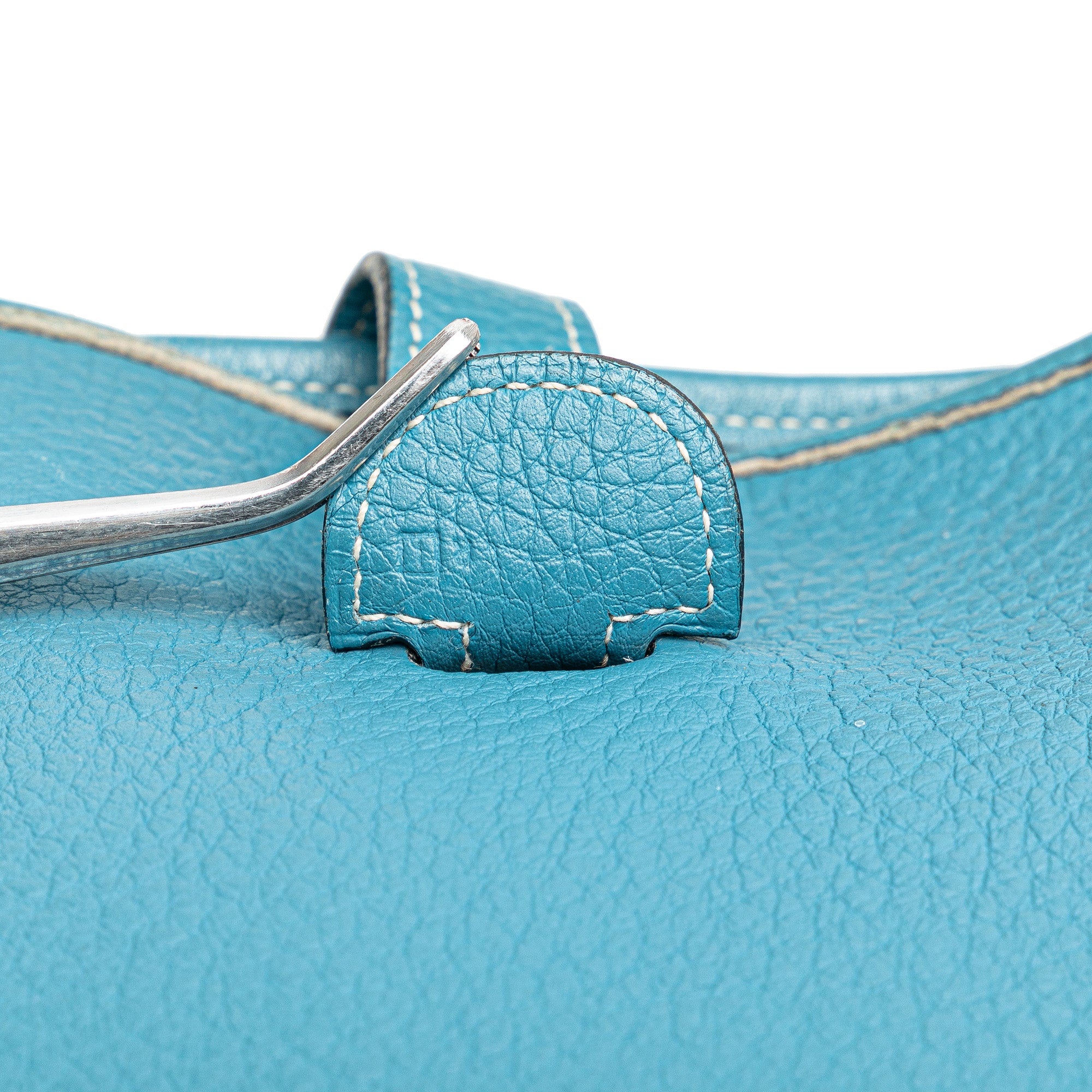 Hermes | Pre-Owned Clemence Evelyne II GM | Blue/Light Blue