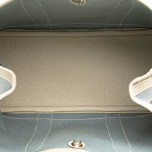 Hermes | Pre-Owned Toile and Negonda Garden Party 30 | Blue/Light Blue