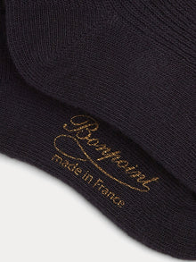 Unisex | Baby Cotton And Cashmere Socks | Navy