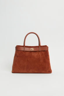 Womens | Roan Suede Tote | Sable