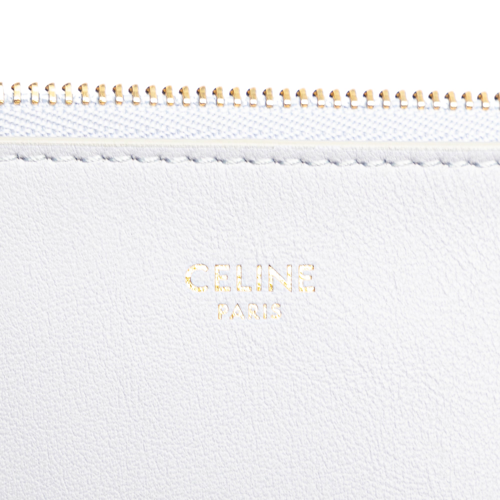 Celine | Pre-Owned Teen Bucket 16 | Blue/Light Blue