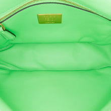 Fendi | Pre-Owned Zucca Embossed Leather Chain Midi Baguette - II | Green/Light Green