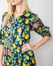 Partridge In A Pear Tree - Mariane Dress - Ink - Printfresh