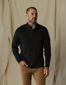 Men | Puremeso Button Popover | Black