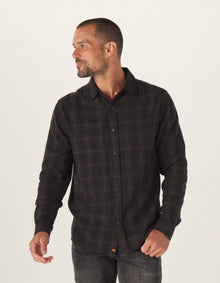 Men | Jackson Lightweight Flannel | Charcoal Plaid