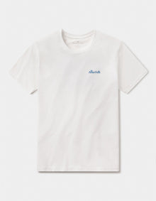 Men | Summer Postcard Tee | White