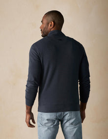Men | Puremeso Button Popover | Navy