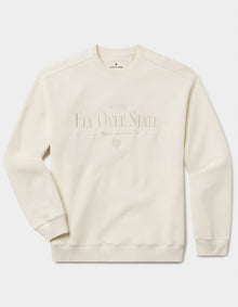 Men | Normal Fleece Graphic Pullover | Ivory