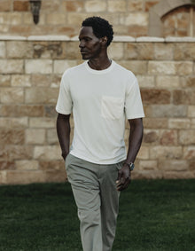 Men | Laidback Tee | White
