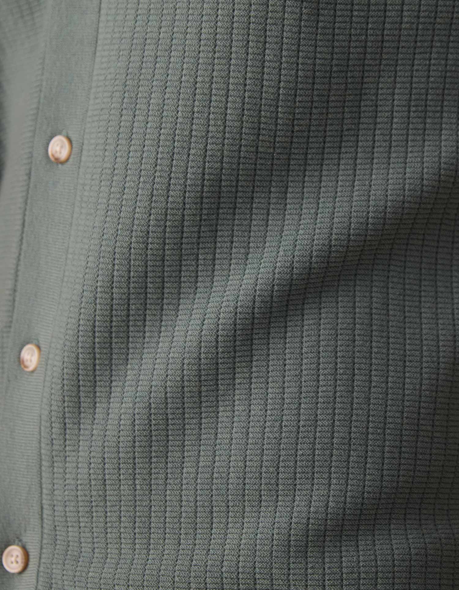 Men | Breezeknit Button Up | Juniper
