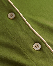 Green Set - Pima Lusso Long Sleeve Top & Pant Pajama Set