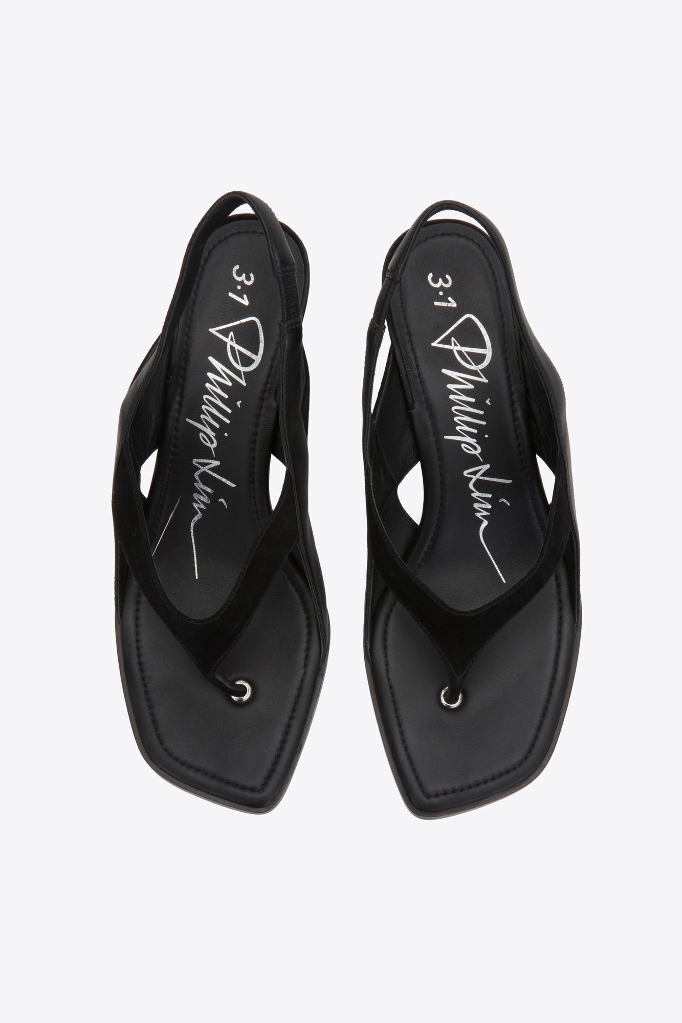 ID Double Strap Sandal | Black