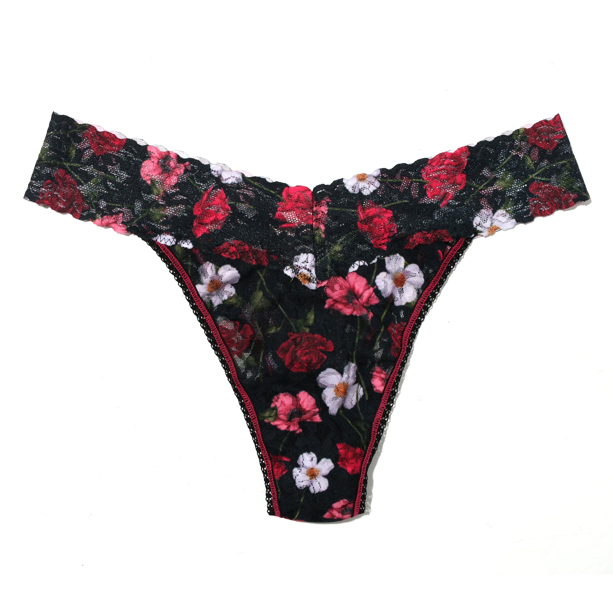 Signature Lace Original Rise Thong | Am I Dreaming (Floral Print)