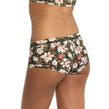 Signature Lace Boyshort | Dark Room Blooms (Black)