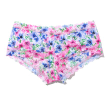 Signature Lace Boyshort | Paint And Pour (White)