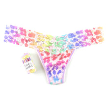 Signature Lace Low Rise Thong | Pride Leopard