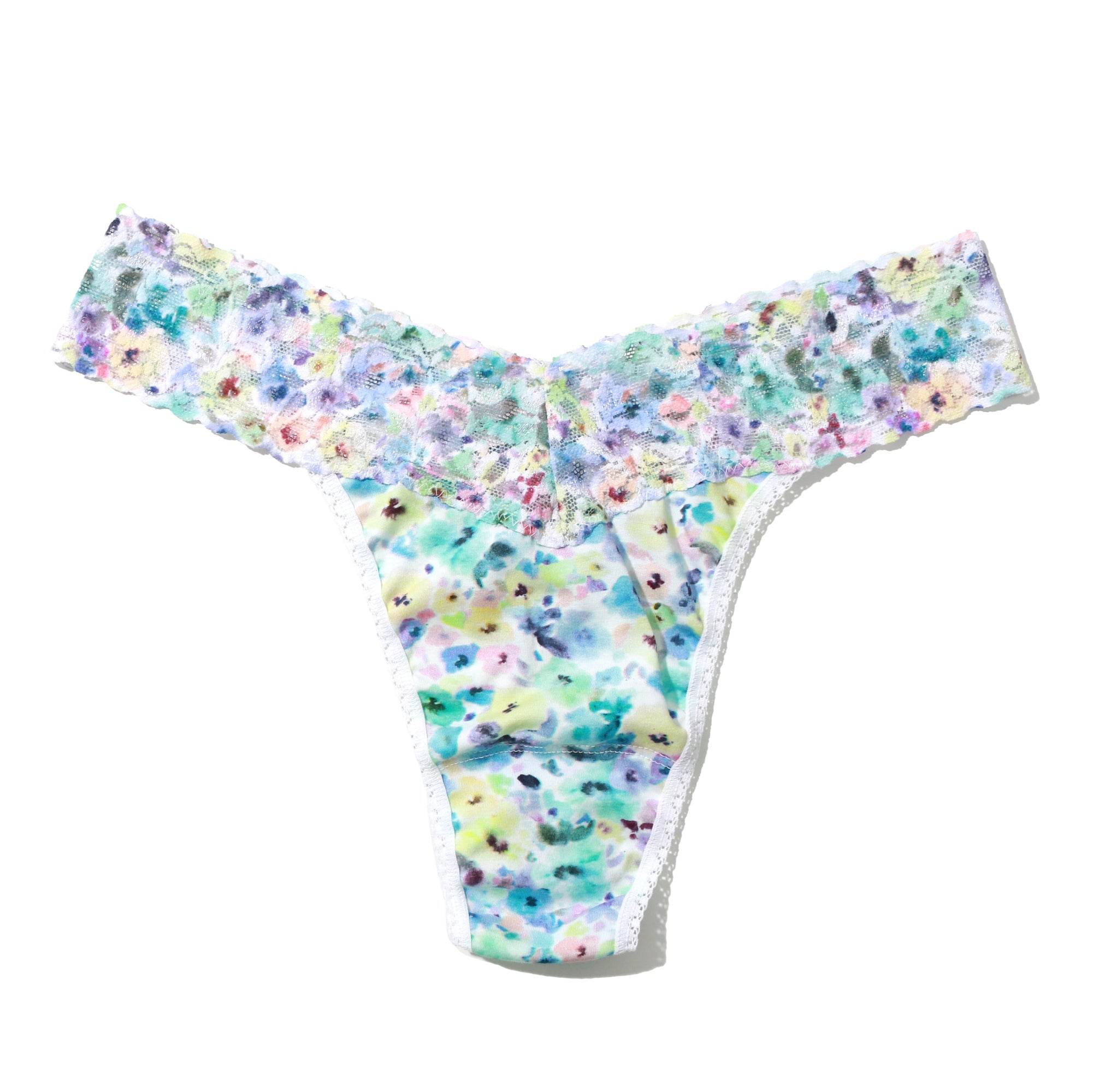 Cotton Original Rise Thong | Wishful Thinking (Floral Print)