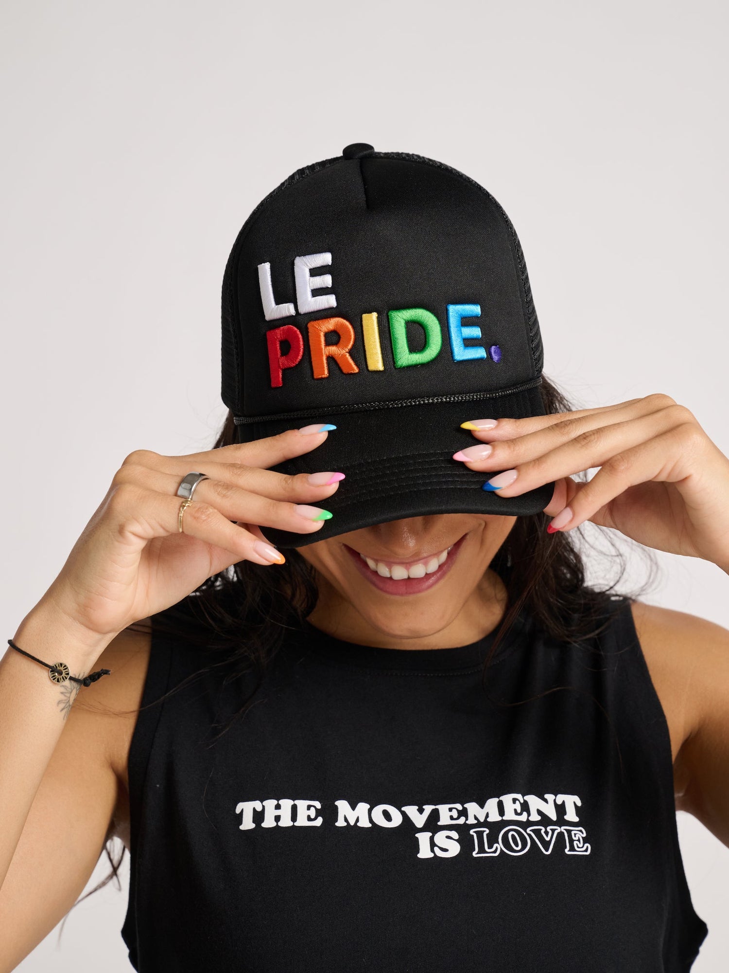 Le Ride | Le Pride Trucker Hat | Black