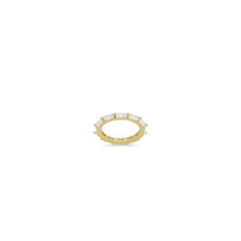 The Frosted Baguette Band (Smith & Cult X Argento Vivo) | 14K Yellow Gold-Plated