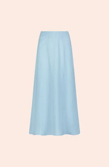 Textured Fluid Crepe Skirt | Frost