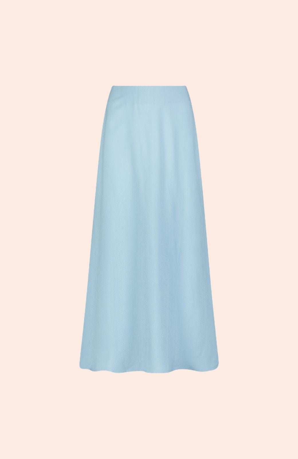 Textured Fluid Crepe Skirt | Frost