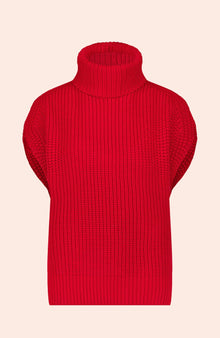 Sleeveless Turtleneck Sweater | Ruby