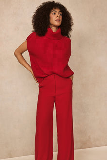 Sleeveless Turtleneck Sweater | Ruby
