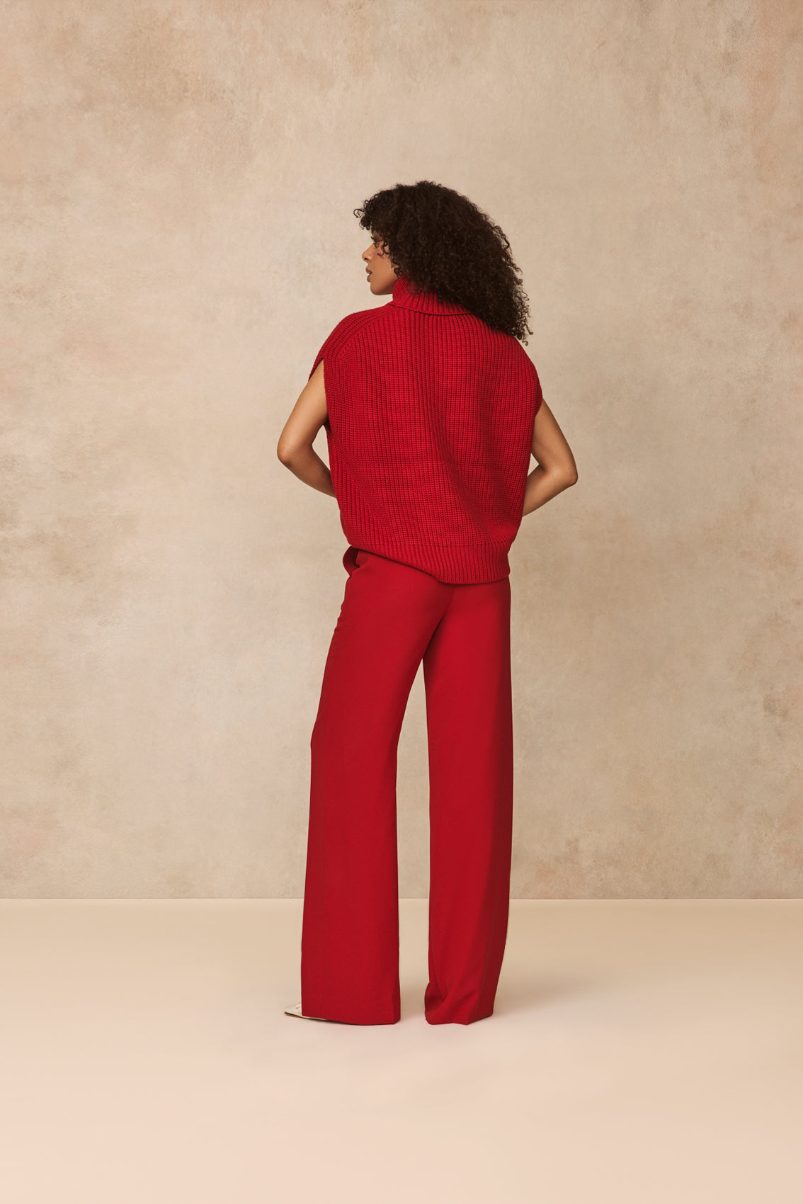 Sleeveless Turtleneck Sweater | Ruby