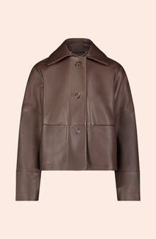 Leather Jacket | Chocolate