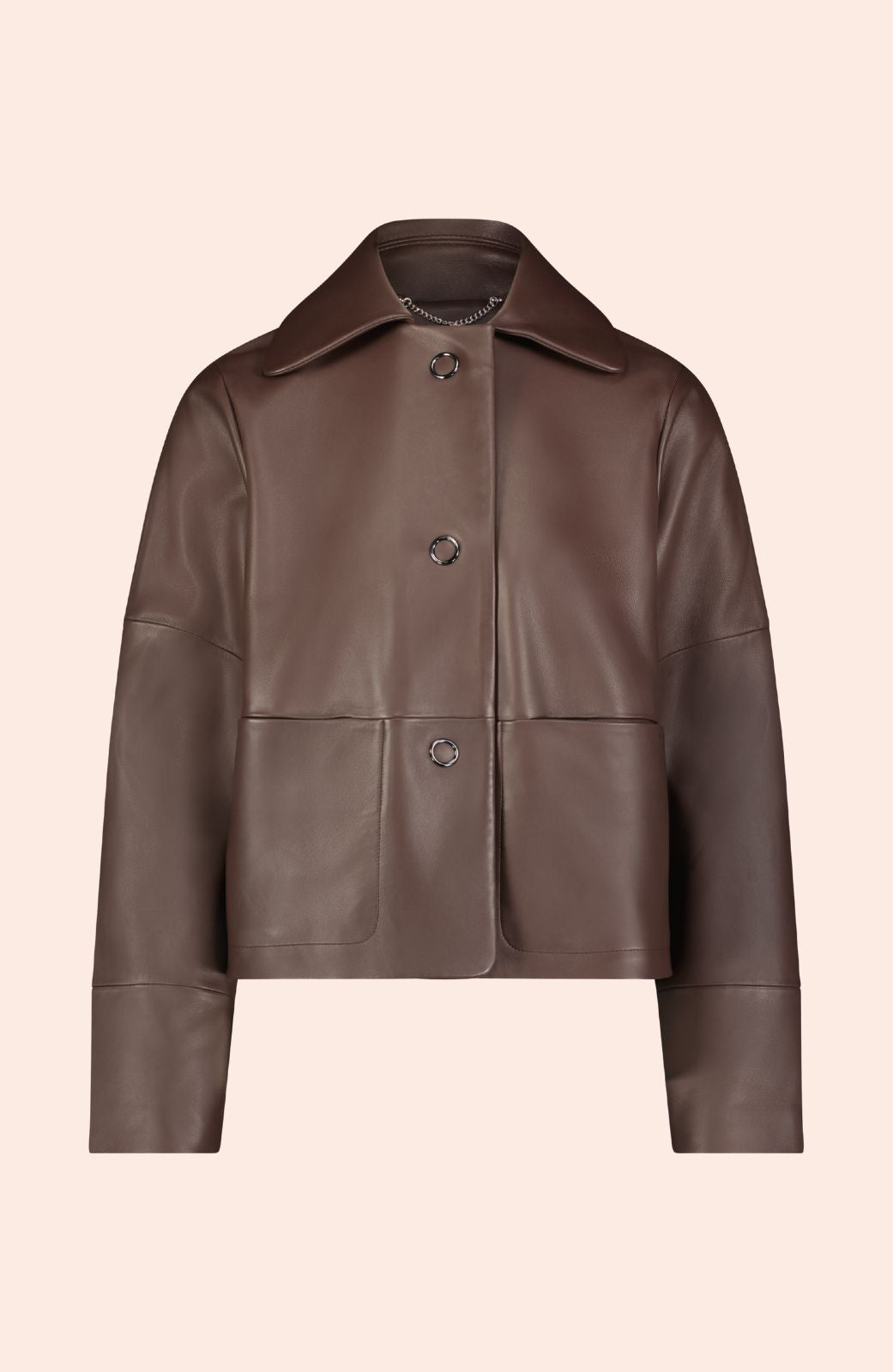 Leather Jacket | Chocolate