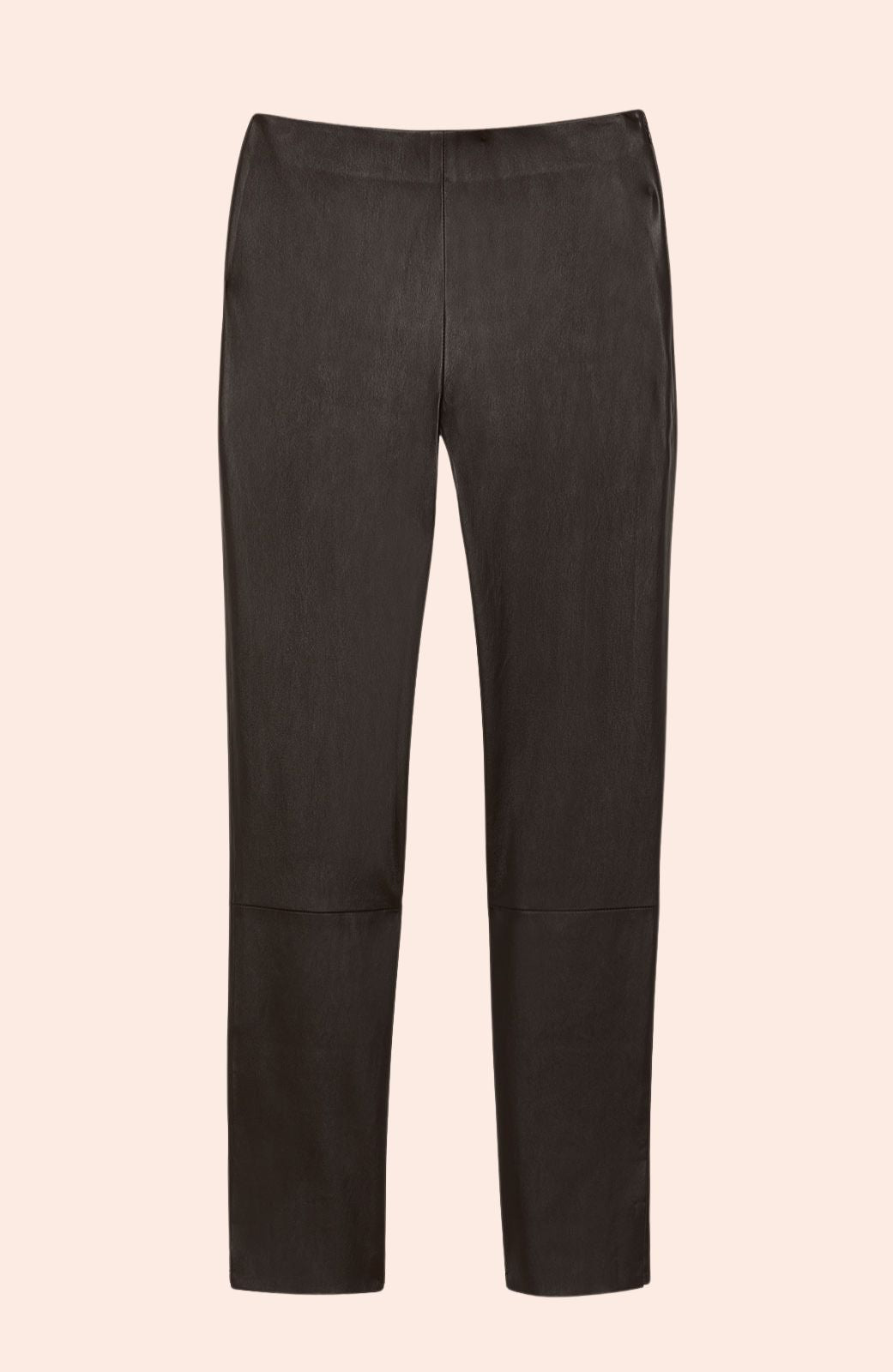 Leather Chloe Pant | Chocolate