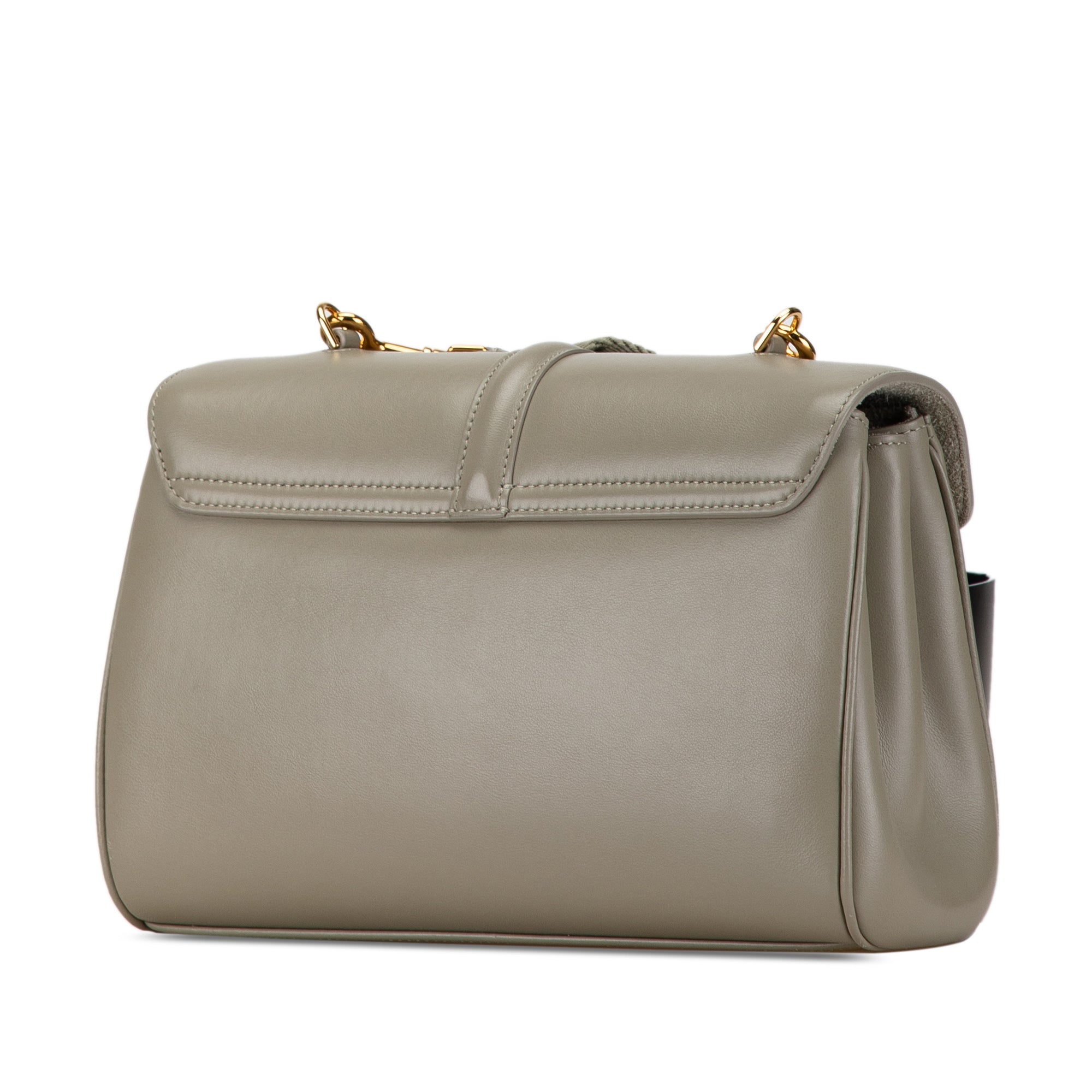 Celine | Pre-Owned Teen Smooth Calfskin Soft 16 Crossbody | Green/Light Green