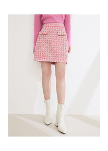 Parisian-style Skirt | Rose Red