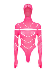 Pearl Bodysuit | Shocking Pink