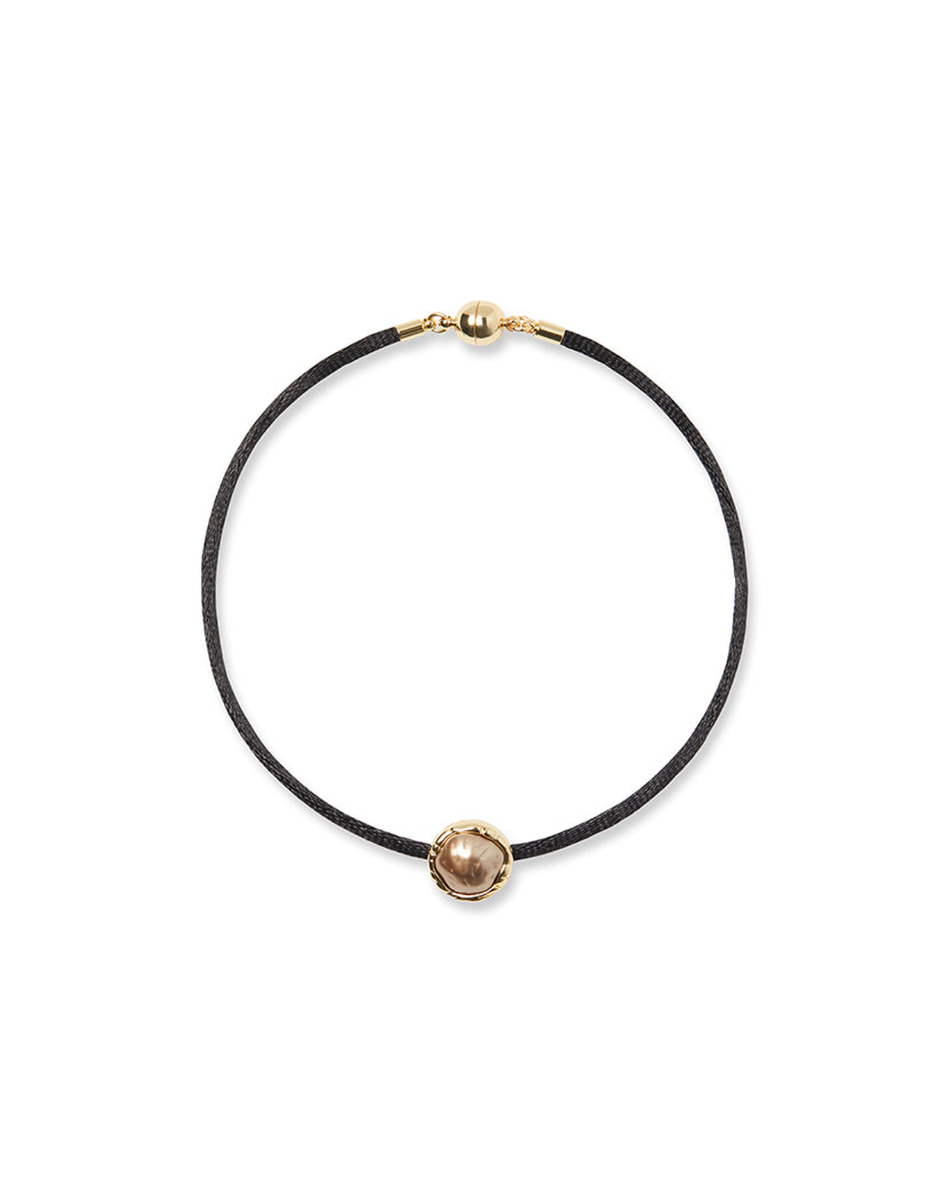 Pearl Pendant Choker | Gold