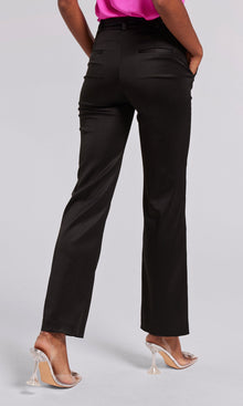 Percy Satin Pants | Black