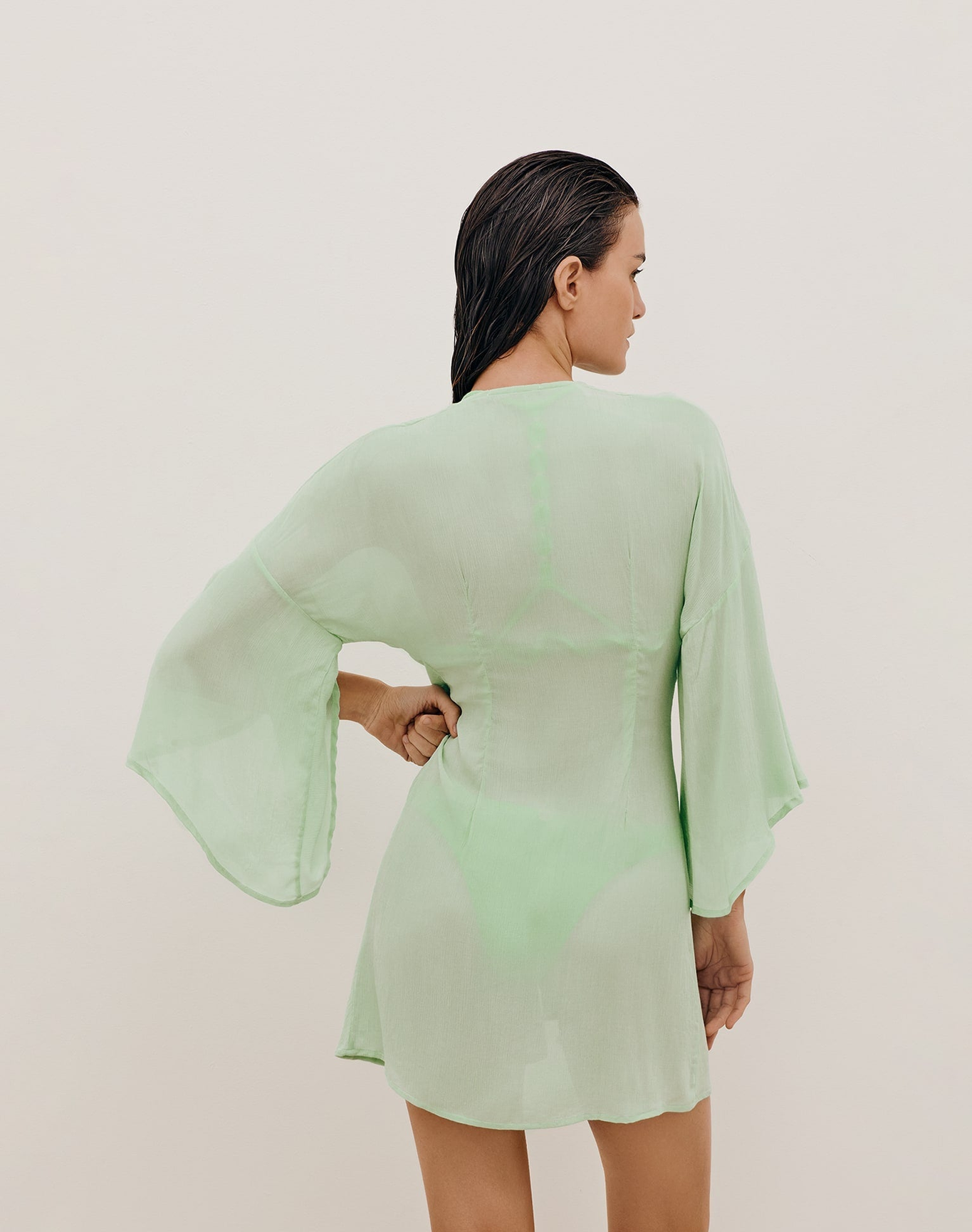 Perola Short Cover Up | Aqua