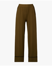 Piped Wide Leg Pant | Fern x Black