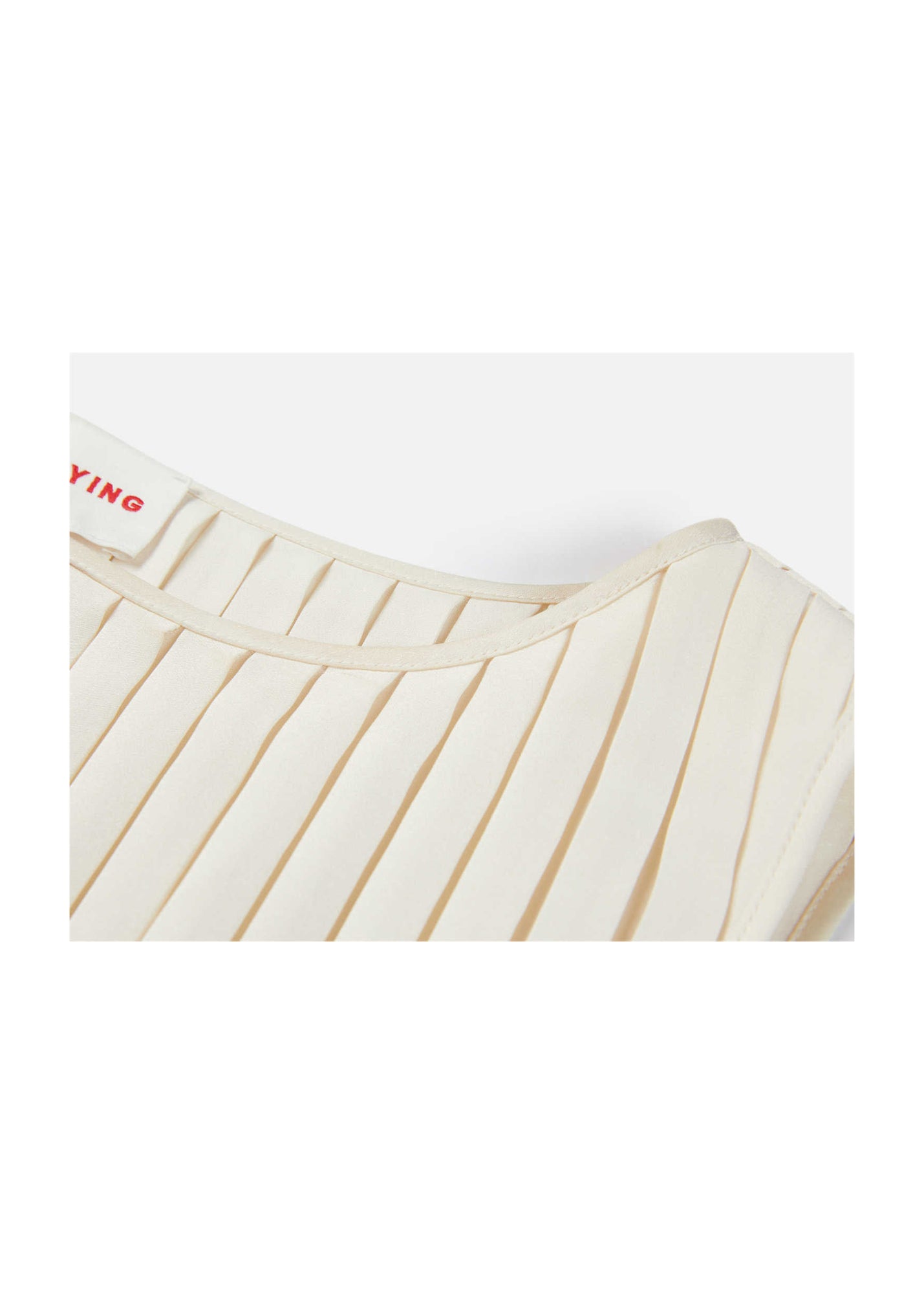 Pleated Dress | Beige