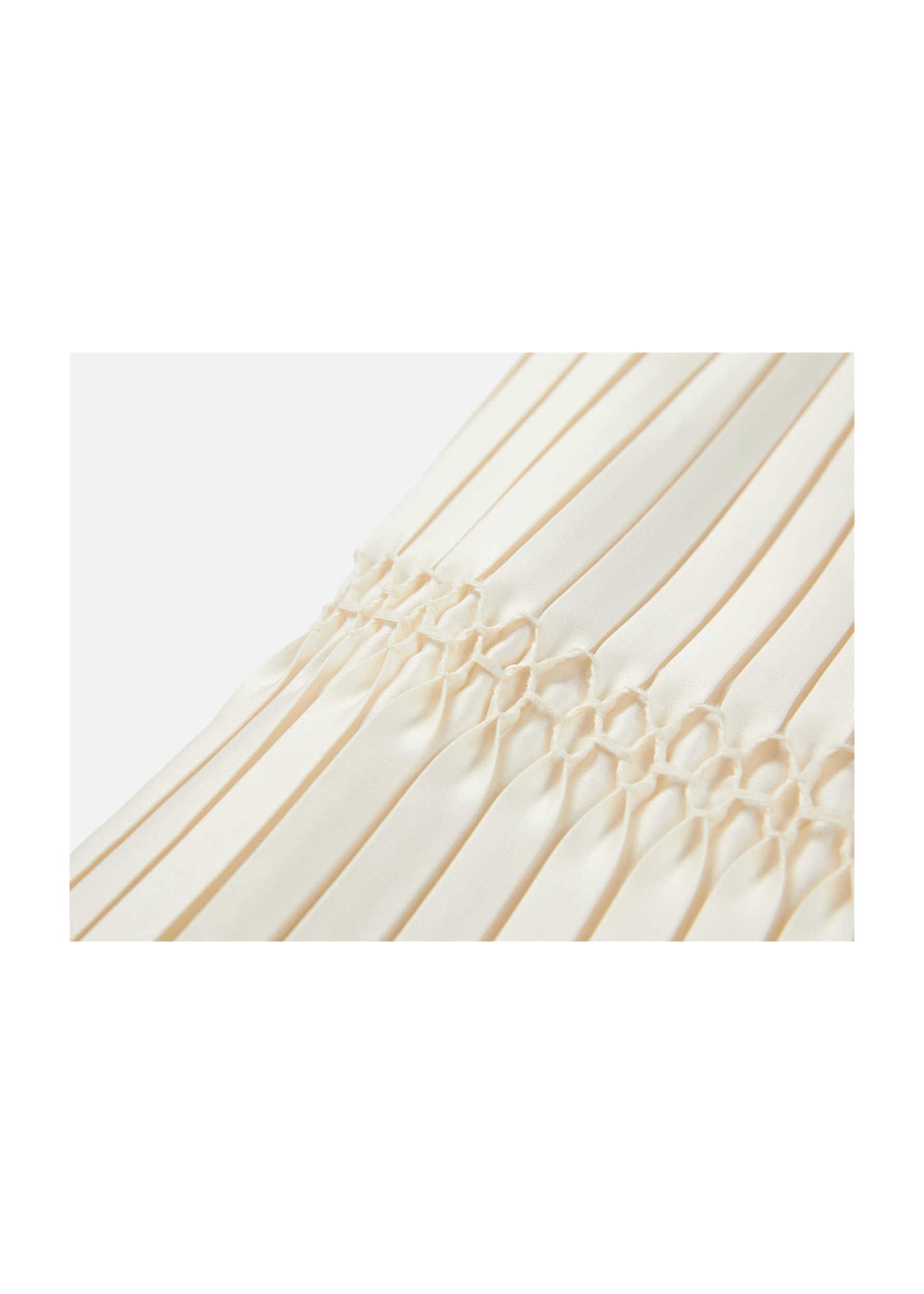 Pleated Dress | Beige