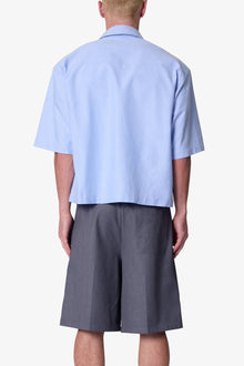 Poplin Bus Driver Shirt | Light Blue
