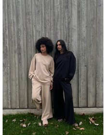 Pull On Wide Leg Pant | Heather Doe