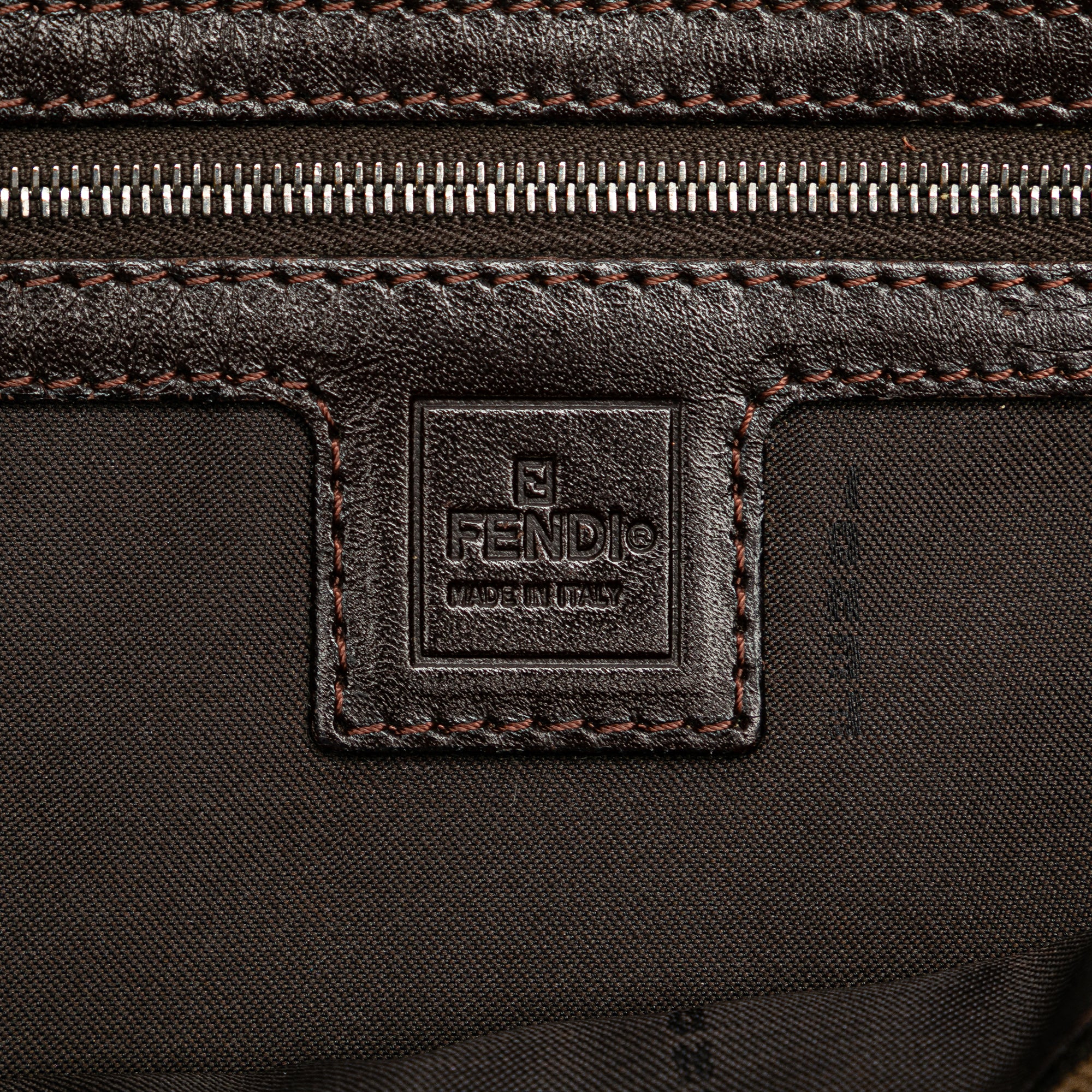 Fendi | Pre-Owned Small Zucca Canvas Twins Tote - II | Brown