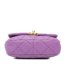 Chanel | Pre-Owned Mini Quilted Lambskin Candy Chain Flap | Purple