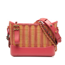 Chanel | Pre-Owned Small Rattan Gabrielle Crossbody | PinkPink