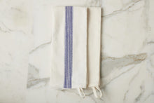 Kitchen Tea Towel | Vintage Navy Blue Stripe | Set of 2